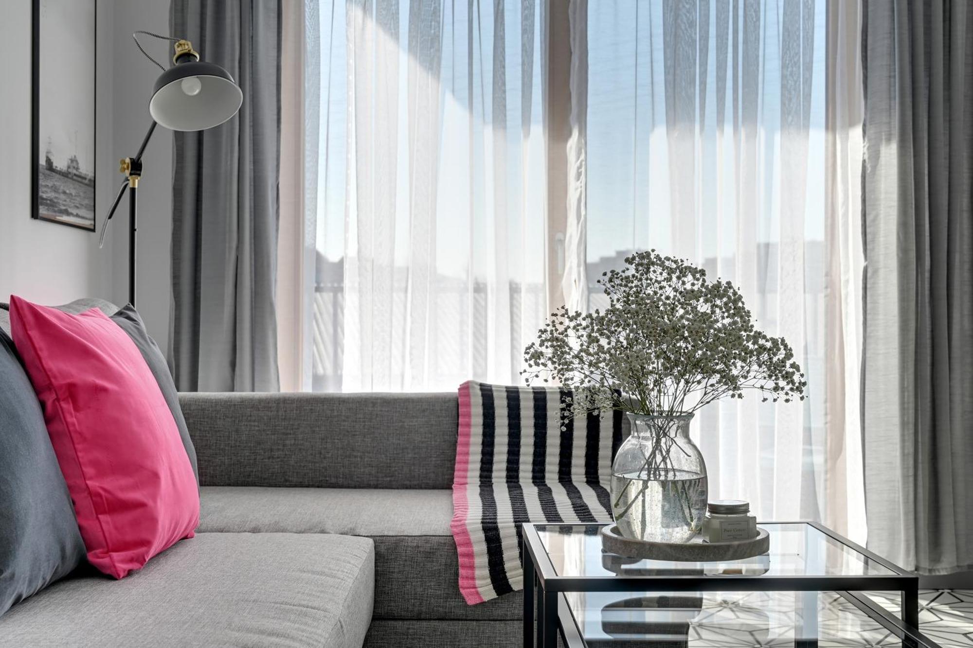 Nadmotlawie Riverside - Parking, Sauna & Gym By Downtown Apartments グダニスク 部屋 写真
